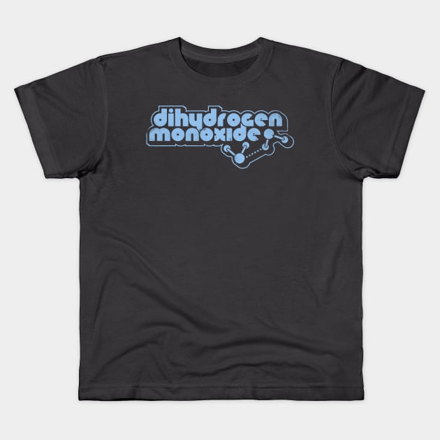 Dihydrogen Monoxide Kids T-Shirt by trapperjon